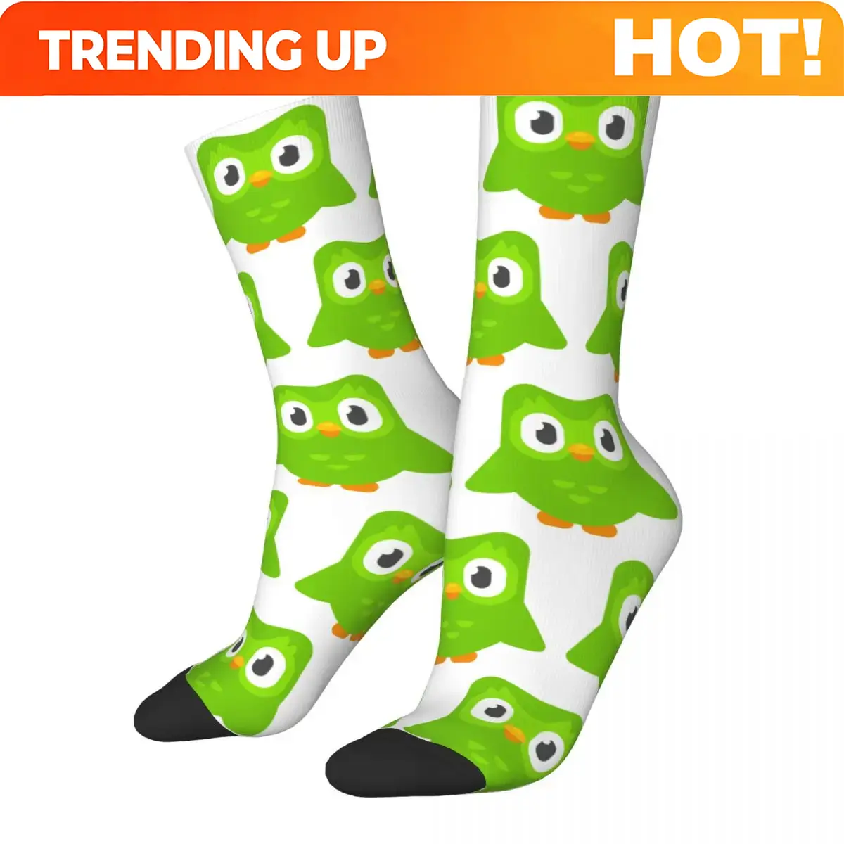 Men Accessories All - Customization Duolingo Owl Duo Socks Harajuku