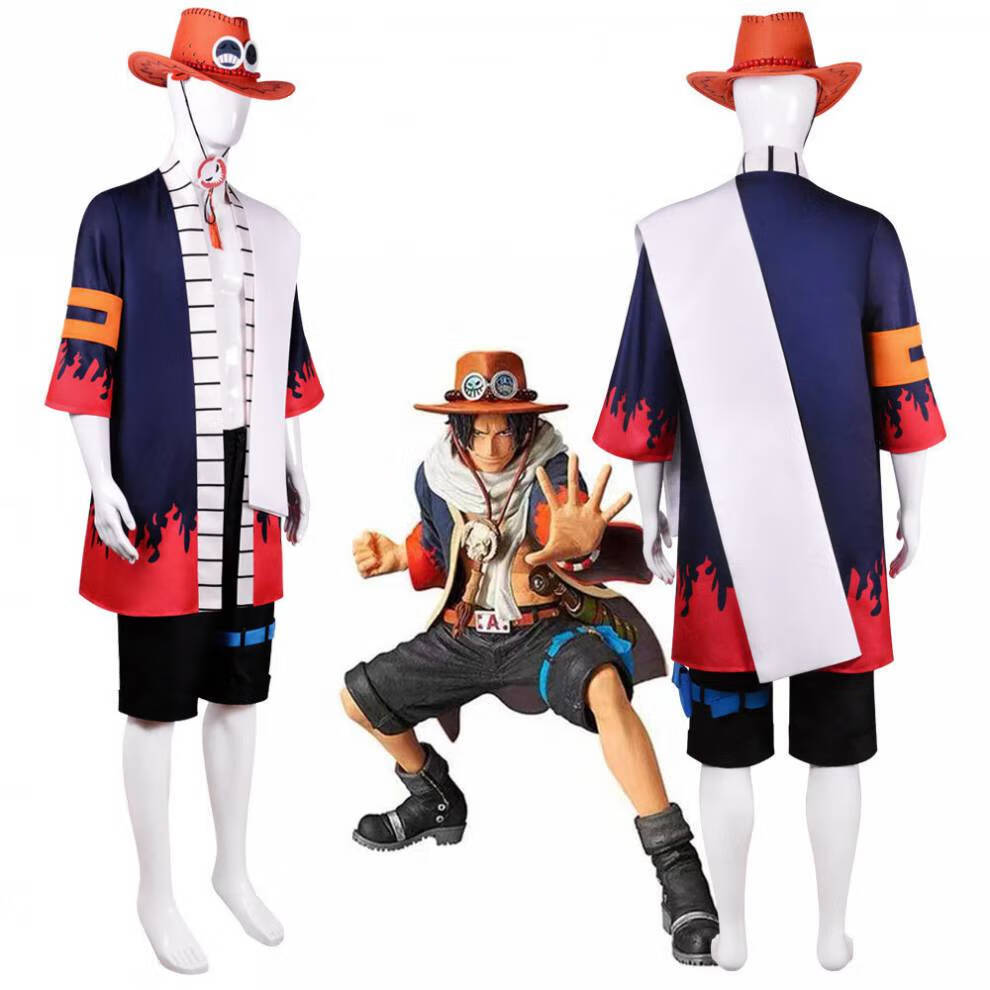 Anime Portgas D Ace Cosplay Co - Men'S Kimono Accessories 评论和价格