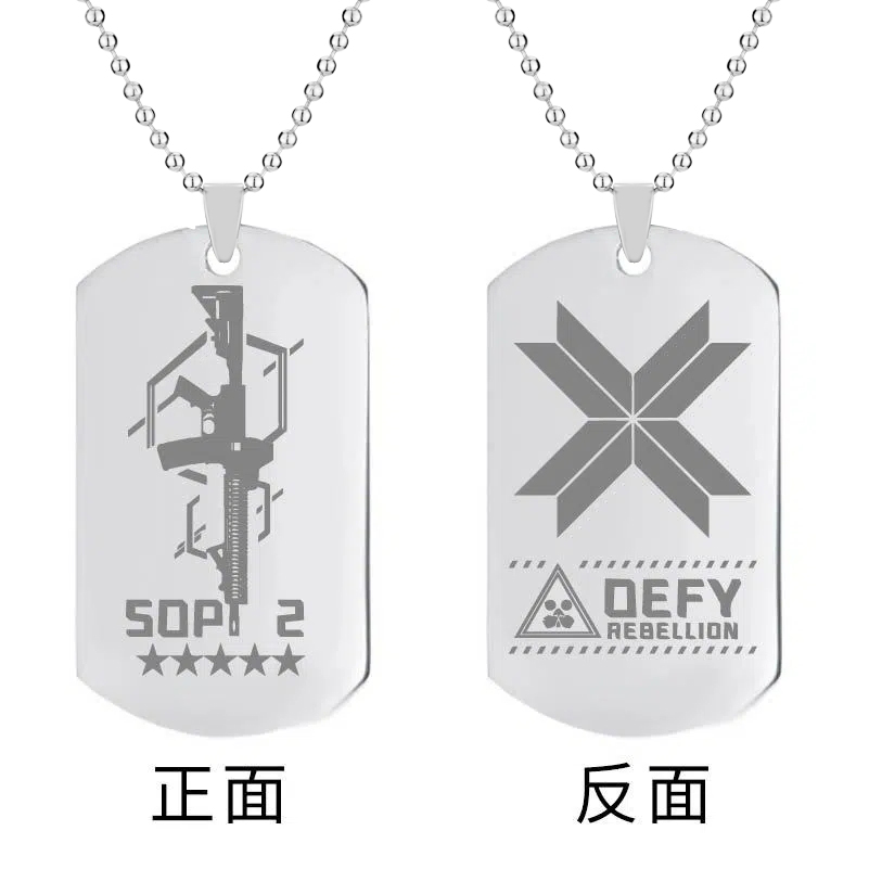 Girls Frontline Necklace for W - Men Accessories Neck Chain 评论和价格