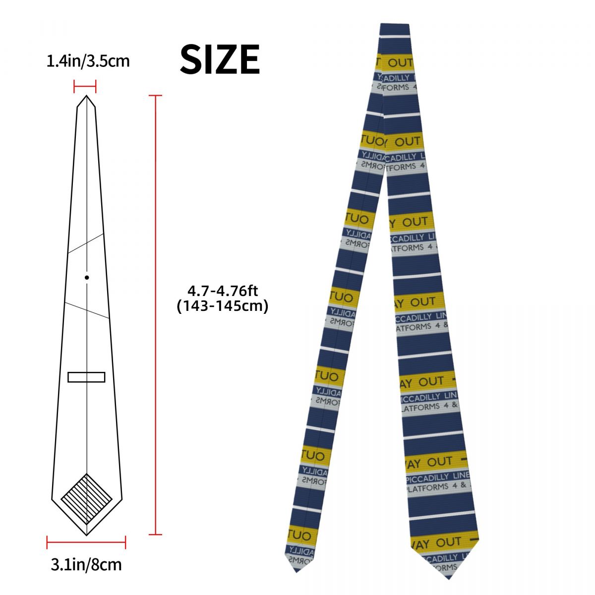 London Underground Way Out Sig - Men'S Accessories London 评论和价格