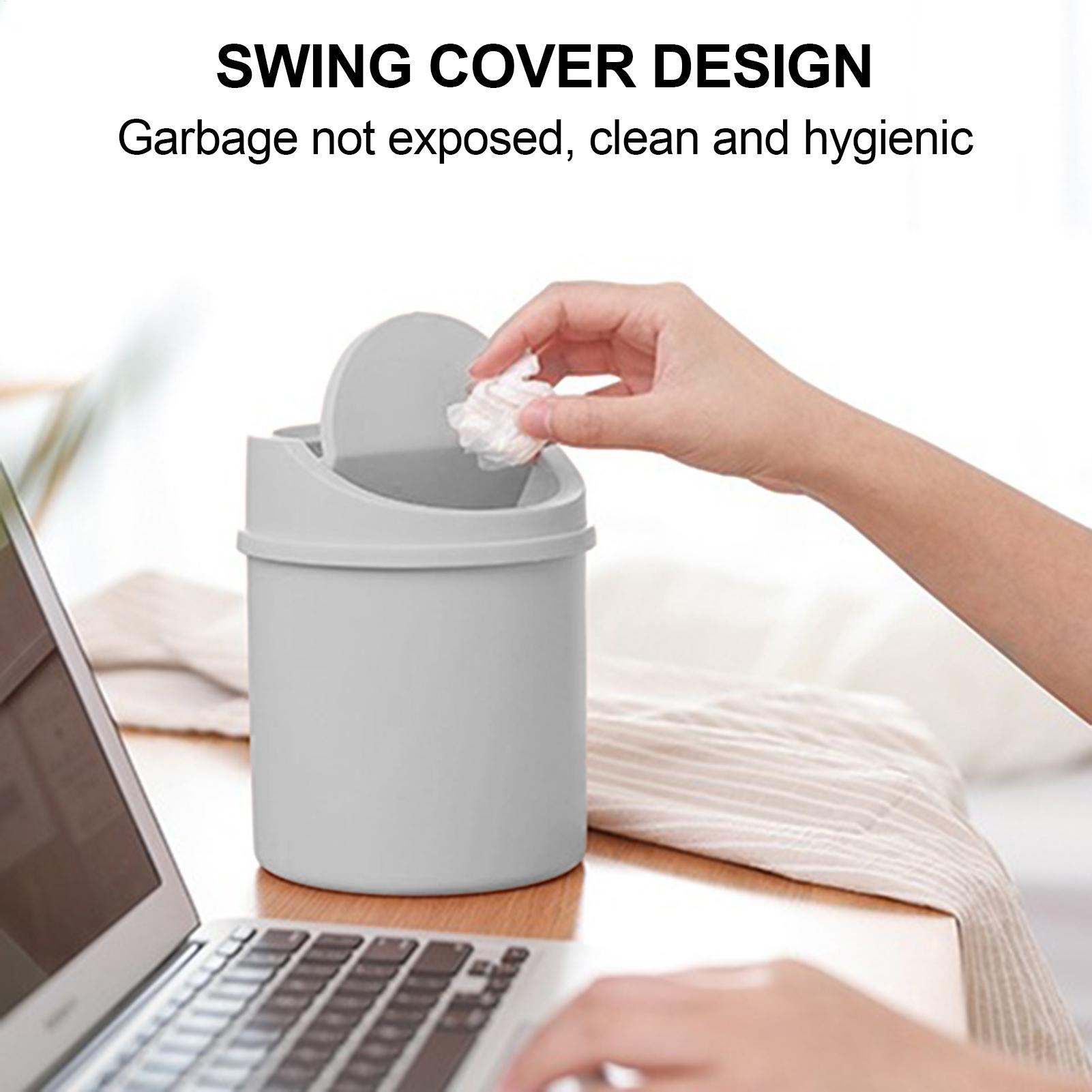 1Pc Desktop Mini Trash Can Wit - Men'S Accessories Types 评论和价格